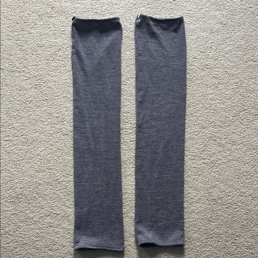 Rubia Wear Gray/Purple Full Length Leg Warmers